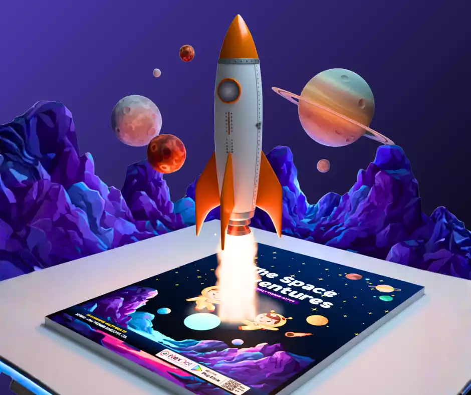 The Space Adventure: Planets Come to Life! | An Interactive 3D AR STEM Book for Kids Ages 4+