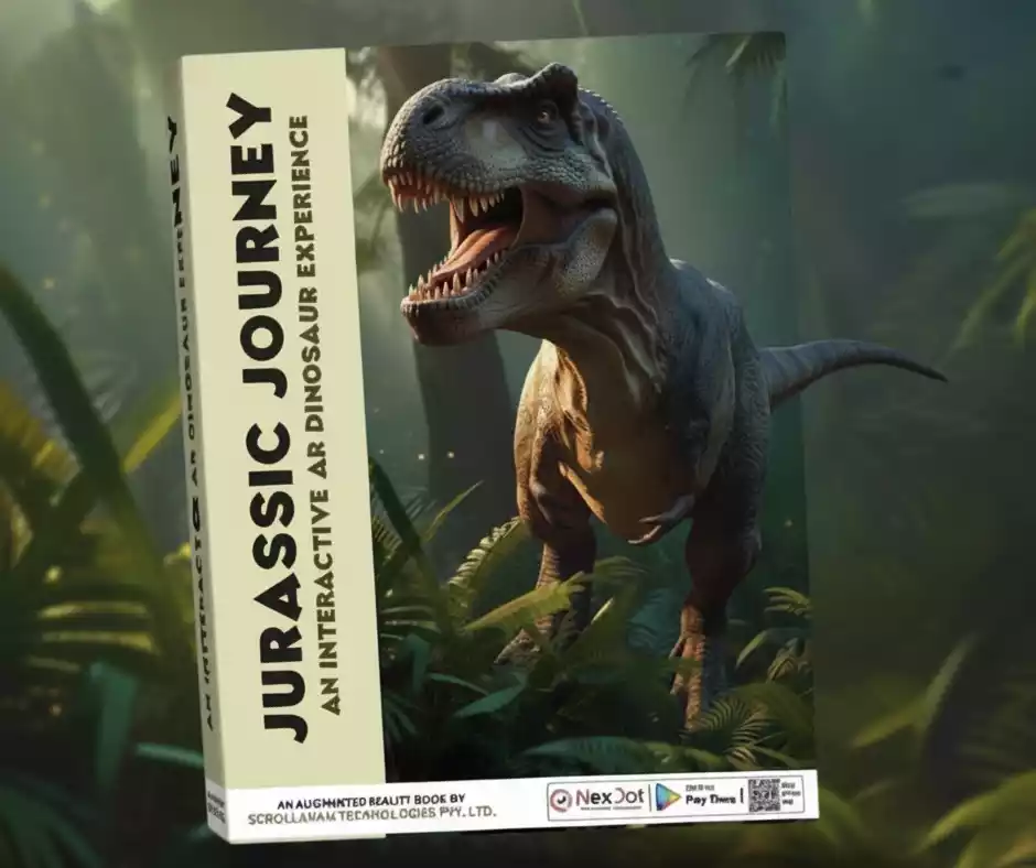 Jurassic Journey: The Ultimate 3D AR Dinosaur Book for Kids | An Interactive 3D AR STEM Book for Kids Ages 4+
